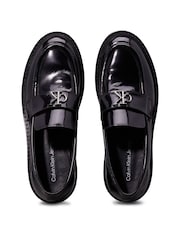 Calvin Klein Black Combat Loafers - Image 4 of 5