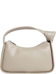 Calvin Klein Grey Knotted Mini Shoulder Bag - Image 1 of 4