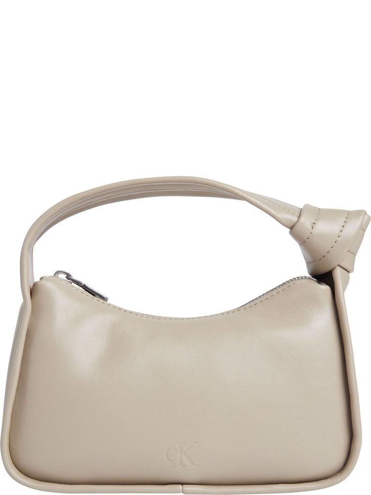 Calvin Klein Grey Knotted Mini Shoulder Bag - Image 1 of 4