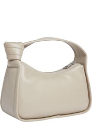 Calvin Klein Grey Knotted Mini Shoulder Bag - Image 2 of 4