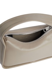 Calvin Klein Grey Knotted Mini Shoulder Bag - Image 3 of 4