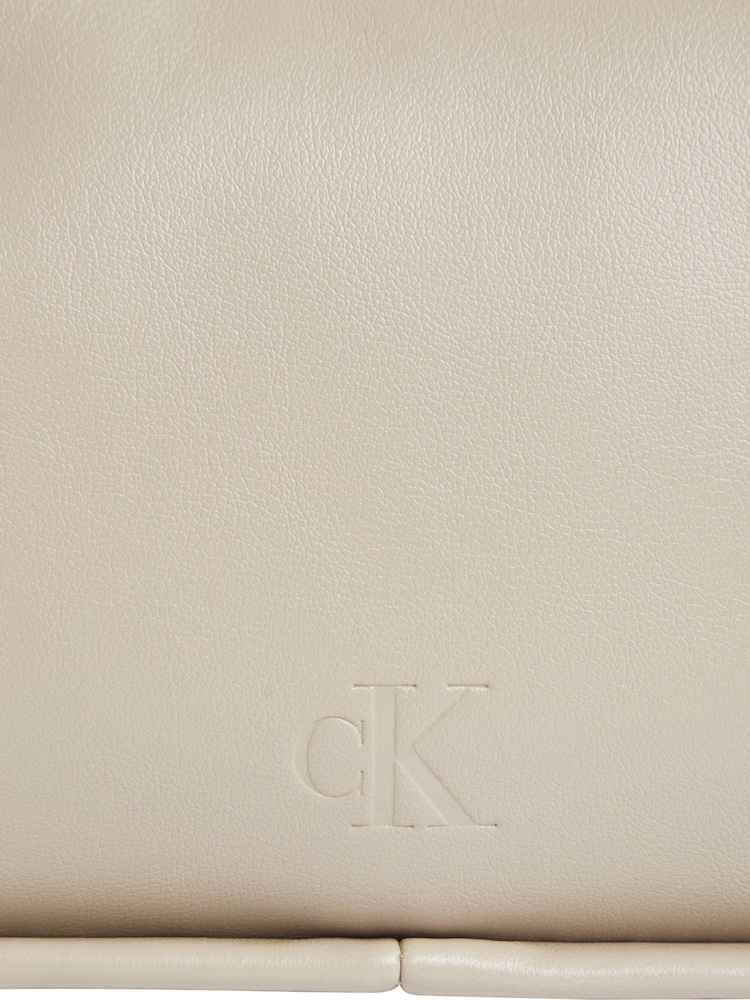 Calvin Klein Grey Knotted Mini Shoulder Bag - Image 4 of 4