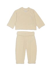 Calvin Klein Natural Texture Knitted Sweater - Image 1 of 2