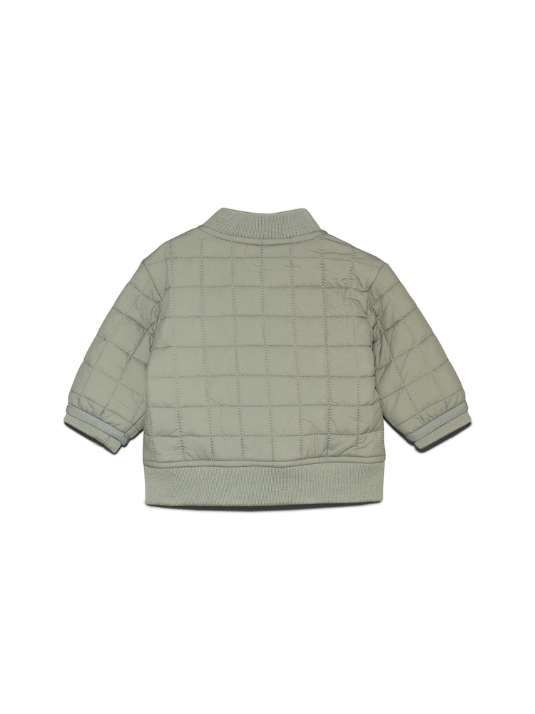 Calvin Klein Green Quilted Bomber Jacket - Image 2 of 2