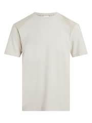 Calvin Klein Brown 100% Cotton Mix Media T-Shirt - Image 1 of 1