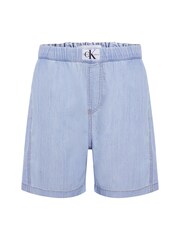 Calvin Klein Jeans Blue 100% Cotton Denim Boxer Shorts - Image 5 of 5