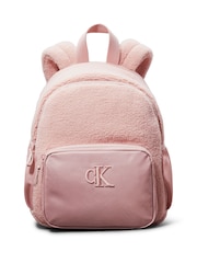 Calvin Klein Pink Medium Teddy Backpack - Image 1 of 5
