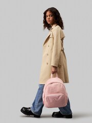Calvin Klein Pink Medium Teddy Backpack - Image 5 of 5