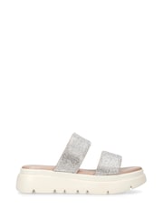 Carvela Comfort Silver Chrome KRYPTON Sandals - Image 2 of 5