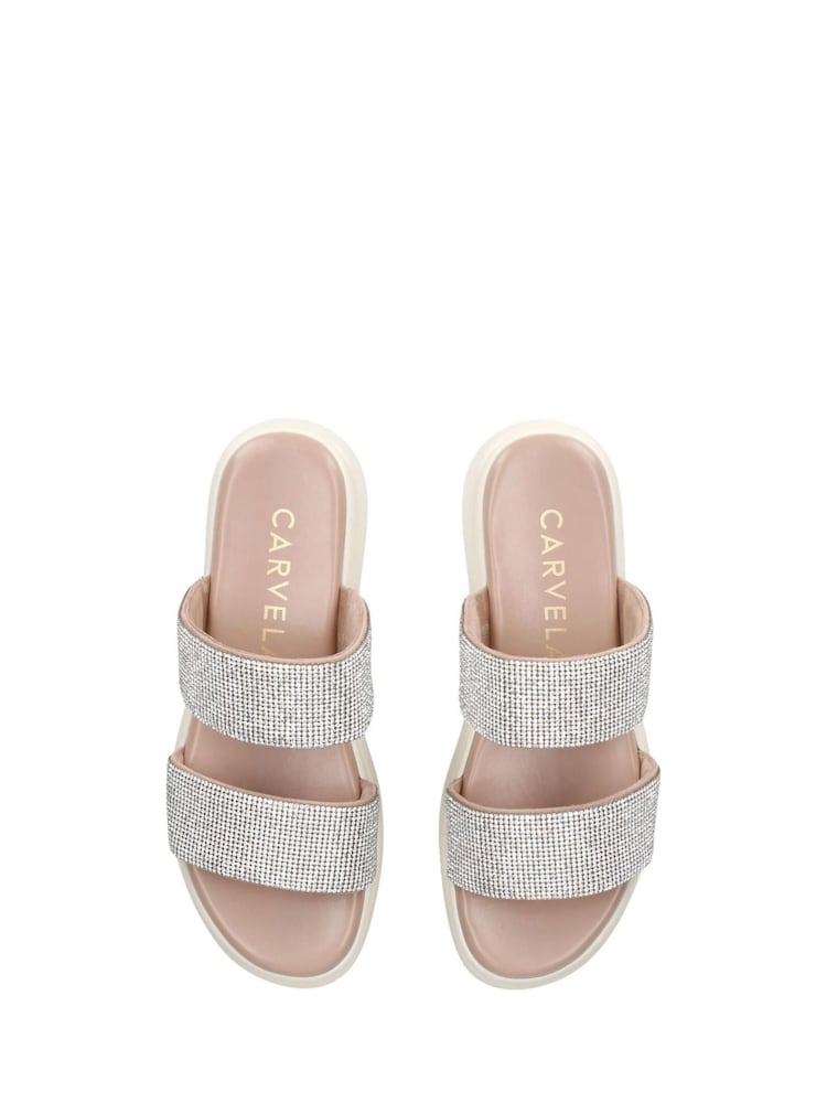 Carvela Comfort Silver Chrome KRYPTON Sandals - Image 5 of 5