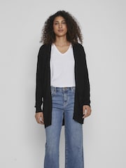 VILA Black Long Sleeve Lightweight Knit Cardigan - Image 1 of 5