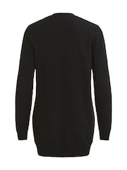 VILA Black Long Sleeve Lightweight Knit Cardigan - Image 5 of 5