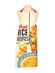 Dexam Kellogg's Multi Rice Crispies Snap Crackle and Pop Adult 100% Cotton Apron - Image 1 of 1