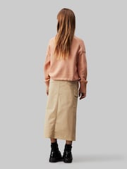 Calvin Klein Green Utility Cargo Skirt - Image 4 of 4