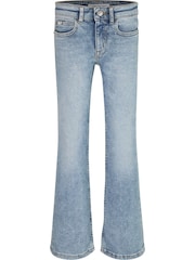 Calvin Klein Blue Mid Rise Flared Bootcut Jeans - Image 1 of 3