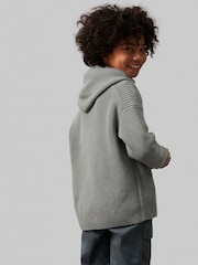 Calvin Klein Green Ribbed Monogram Hoodie - Image 3 of 5
