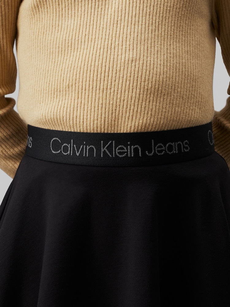 Calvin Klein Punto Tapered A-Line Skirt - Bild 2 von 4