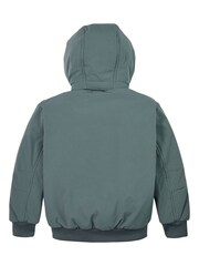 Calvin Klein Grey Padded Nylon Utility Bomber Jacket - Image 5 of 6
