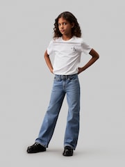 Calvin Klein – Jeans mit lockerer Passform, hoher Taille und weitem Bein aus Denim - Bild 1 von 6