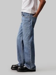 Calvin Klein – Jeans mit lockerer Passform, hoher Taille und weitem Bein aus Denim - Bild 5 von 6