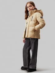 Calvin Klein Green Essential Puffer Jacket - Image 1 of 4