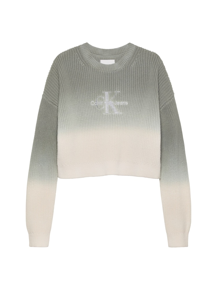Calvin Klein Green Monogram Gradient Jumper - Image 5 of 5