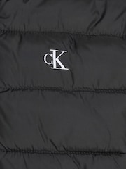 Calvin Klein Black Logo Light Padded Jacket - Image 6 of 6