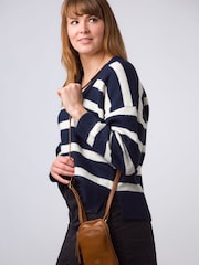 'Leia' Leather Cross-Body Phone Bag - Image 2 of 8