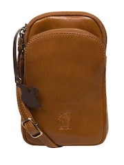 'Leia' Leather Cross-Body Phone Bag - Image 3 of 8