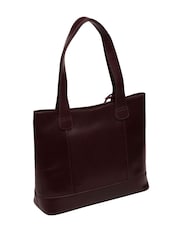 'Little Patience' Leather Tote Bag - Image 4 of 7