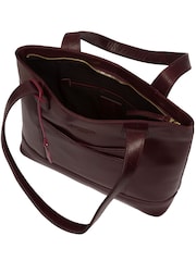 'Little Patience' Leather Tote Bag - Image 5 of 7