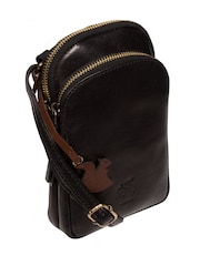 'Leia' Leather Cross-Body Phone Bag - Image 6 of 8