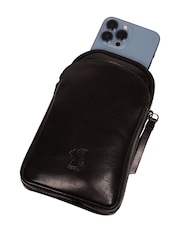 'Leia' Leather Cross-Body Phone Bag - Image 8 of 8