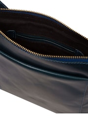 Azul - Bolso bandolera de cuero Rego de Conkca - Imagen 6 de 6