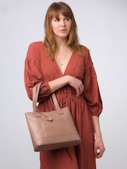 'Little Patience' Leather Tote Bag - Image 1 of 7