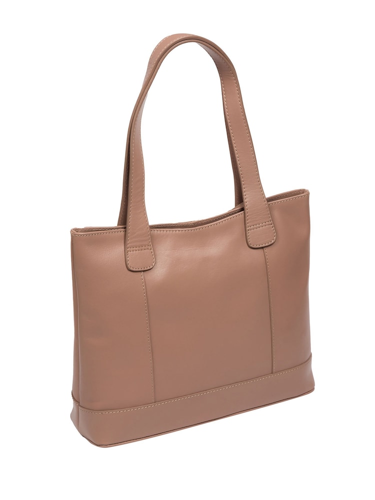 'Little Patience' Leather Tote Bag - Image 4 of 7