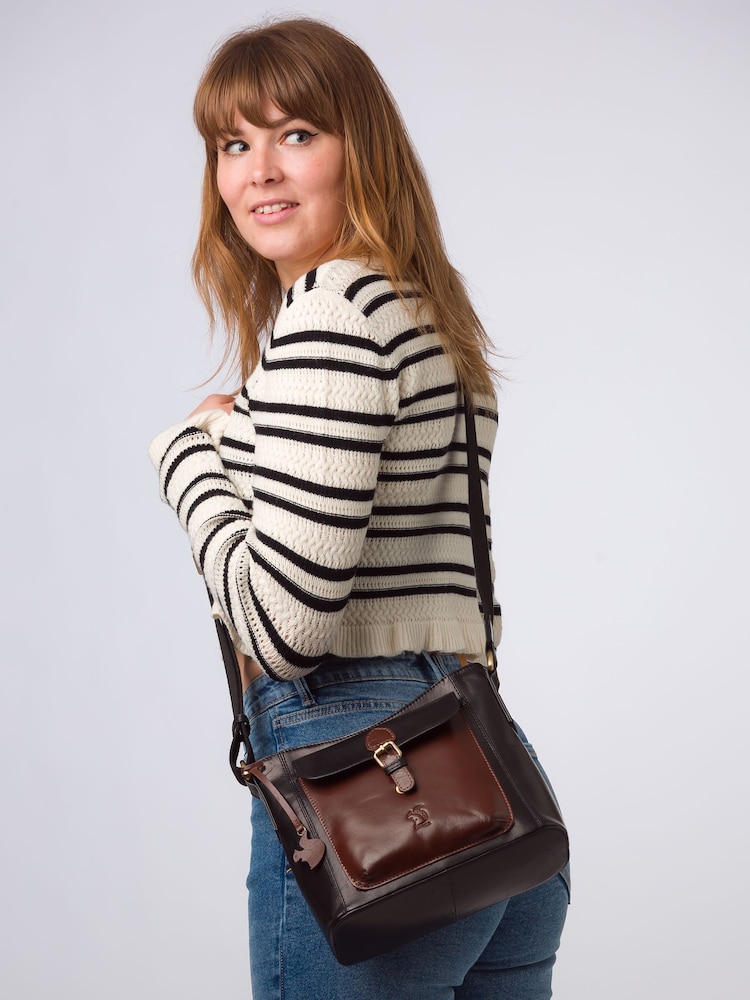 Conkca 'Carla' Leather Cross-Body Bag - Image 2 of 7