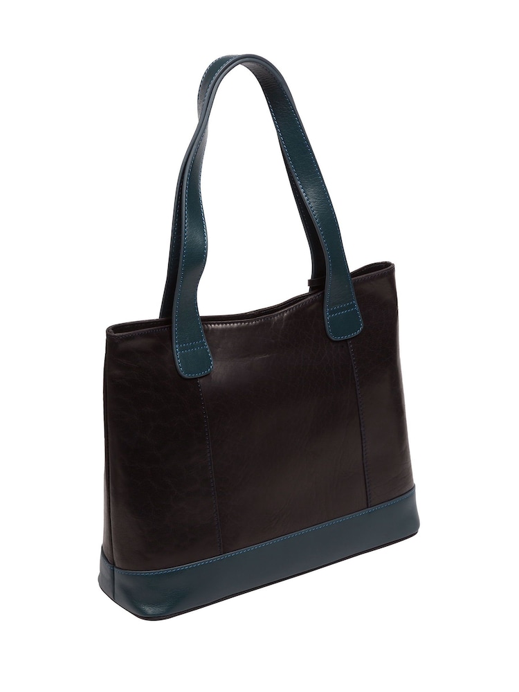 'Little Patience' Leather Tote Bag - Image 4 of 7