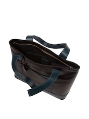 'Little Patience' Leather Tote Bag - Image 5 of 7
