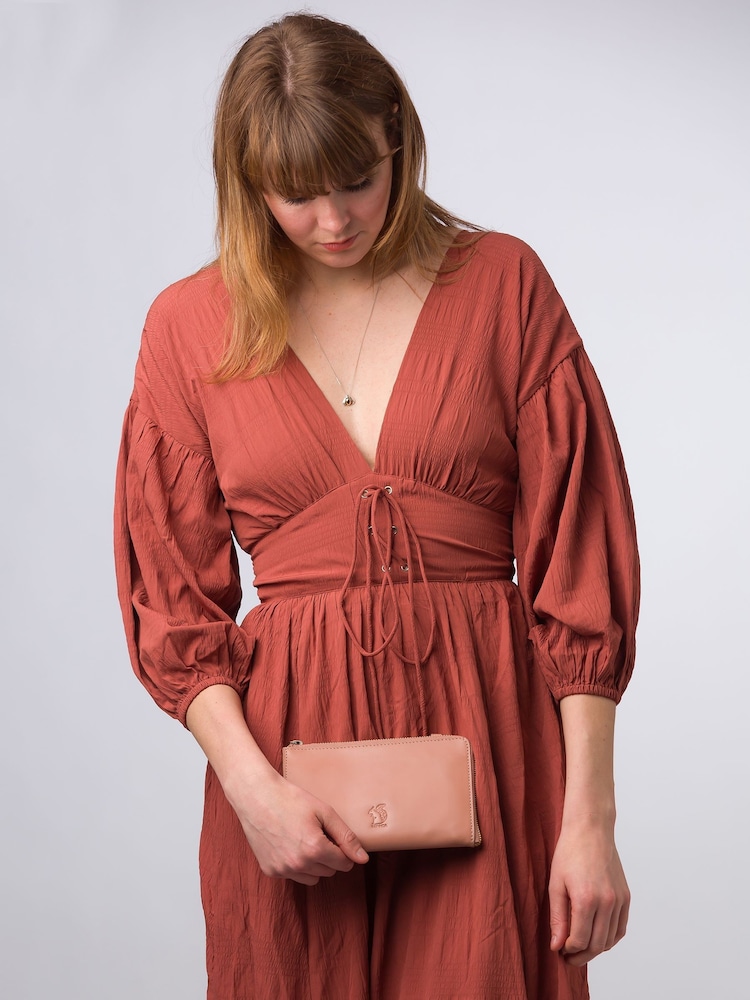 Conkca 'Winnie' Leather Cross-Body Clutch Bag - Image 3 of 7