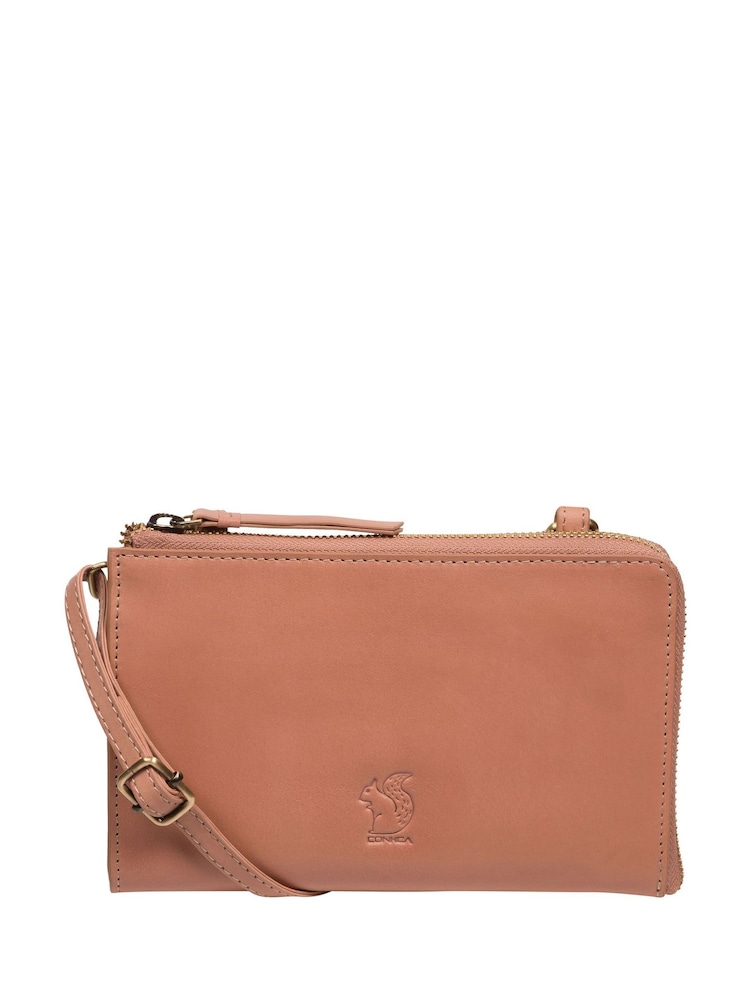 Conkca 'Winnie' Leather Cross-Body Clutch Bag - Image 4 of 7