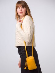 'Leia' Leather Cross-Body Phone Bag - Image 1 of 7