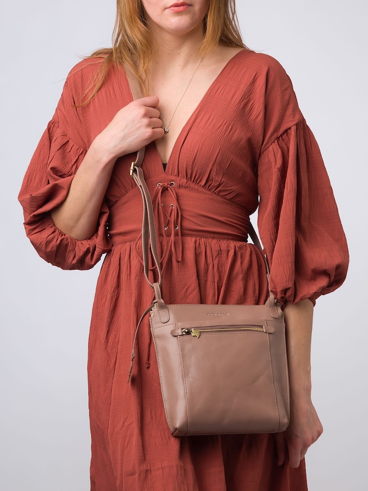 Conkca Rego Leather Cross Body Bag - Image 1 of 6 Conkca Rego Leather Cross Body Bag - Image 1 of 6