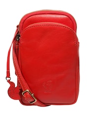'Leia' Leather Cross-Body Phone Bag - Image 3 of 8