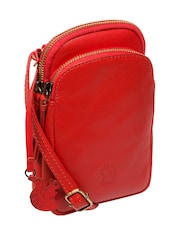 'Leia' Leather Cross-Body Phone Bag - Image 6 of 8