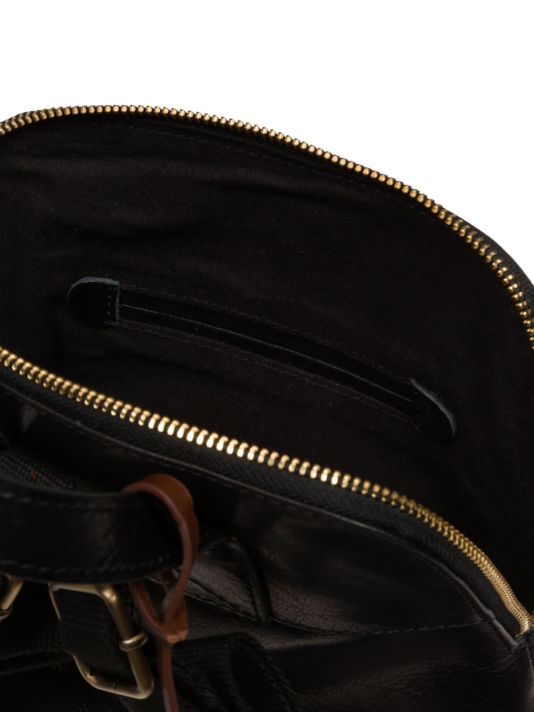 Preto - Conkcade couro 'Kerrie'Backpack - Imagem 6 de 6