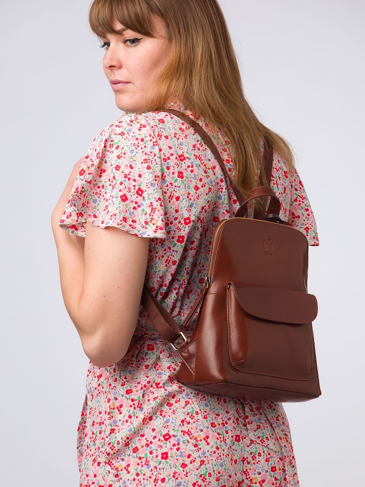 Conkca 'Kerrie' Leather Backpack - Image 1 of 7