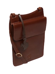 Conkca 'Milly' Leather Cross-Body Phone Black Bag - Image 4 of 6