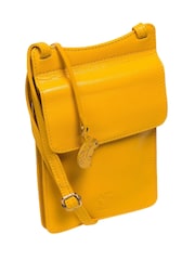 Conkca 'Milly' Leather Cross-Body Phone Black Bag - Image 6 of 6