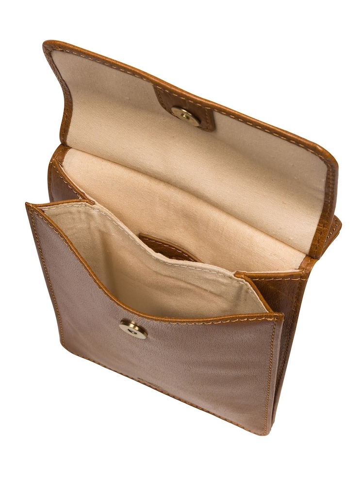 Conkca 'Milly' Leather Cross-Body Phone Black Bag - Image 3 of 6